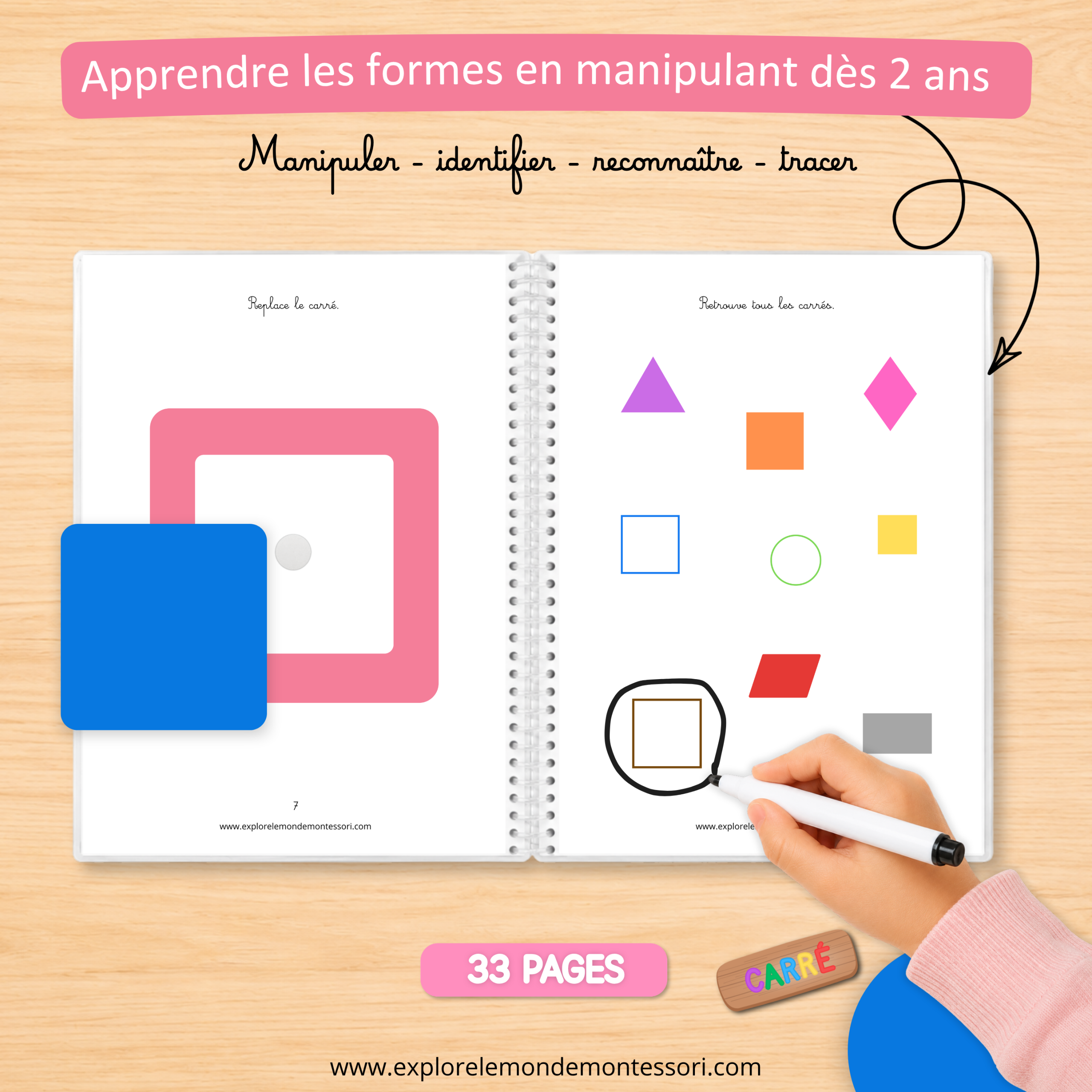 Mon livret d'activités – Formes géométriques – Dès 2ans – Image 2
