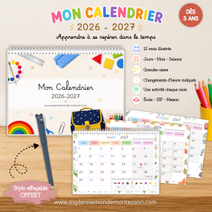 Calendrier 2026-2027