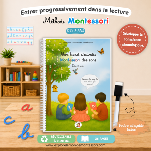 Livret d’activités de lecture Montessori