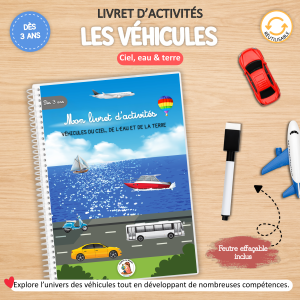Livret d’activités : véhicules dès 3 ans
