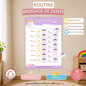 Routine brossage de dents (princesse)