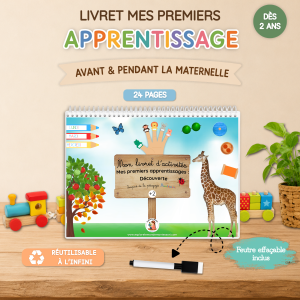 Livret Premiers Apprentissages dès 2 ans – Préparation Maternelle